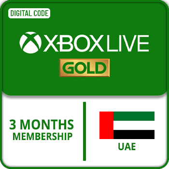 Xbox Live Gold UAE 3M Membership product image