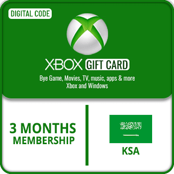 Xbox Gift Card KSA 3 Months Membership product image