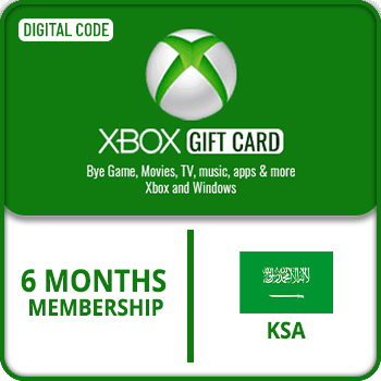 Xbox Gift Card KSA 6 Months Membership product image