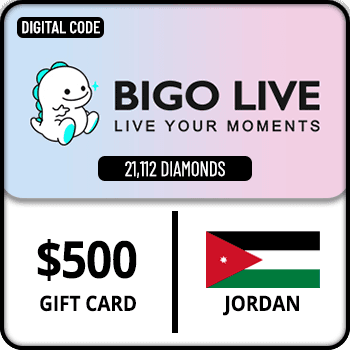 Bigo Live Gift Card 21112 Diamonds Jordan $500 product image