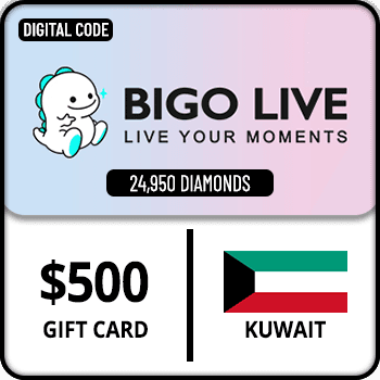 Bigo Live Gift Card 24950 Diamonds Kuwait $500 product image