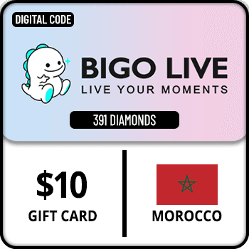 Bigo Live Gift Card 391 Diamonds Morocco $10 product image