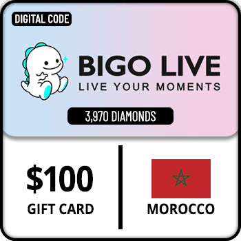 Bigo Live Gift Card 3970 Diamonds Morocco $100 product image