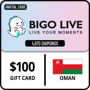 Bigo Live Gift Card 4970 Diamonds Oman $100 product image