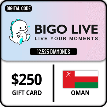 Bigo Live Gift Card 12525 Diamonds Oman $250 product image