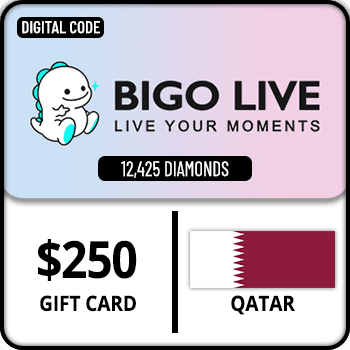 Bigo Live Gift Card 12425 Diamonds Qatar $250 product image