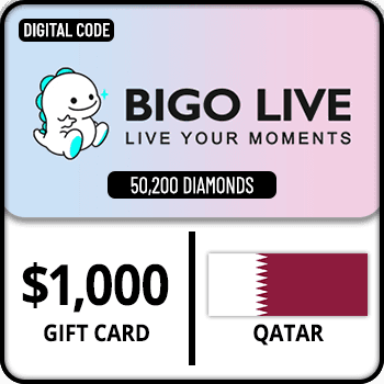 Bigo Live Gift Card 50200 Diamonds Qatar $1000 product image