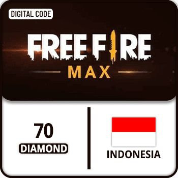 Free Fire Max Gift Card Indonesia 70 Diamond product image