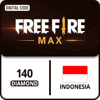 Free Fire Max Gift Card Indonesia 140 Diamond product image