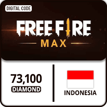 Free Fire Max Gift Card Indonesia 73100 Diamond product image