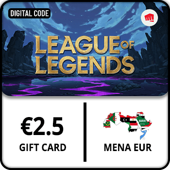 League of Legends Gift Card MENA EUR €2.5 product image