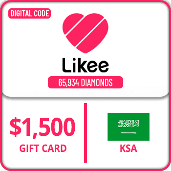 Likee Gift Card KSA 65934 Diamonds $1500 product image
