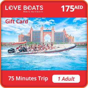 Love Boats Trip 75 minutes – 1 ADULT 175 AED product image