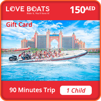 Love Boats Trip 90 minutes – 1 CHILD 150 AED product image
