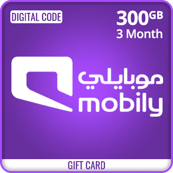 Mobily Data Recharge - 300 GB - 3 Months product image