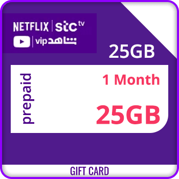 STC Quicknet 25GB + 25GB Streaming EVD for 1 Month product image