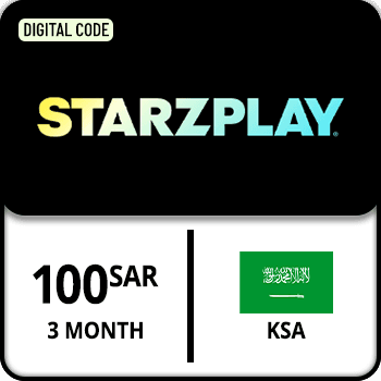 StarzPlay Gift Card KSA 3 Months 100 SAR product image
