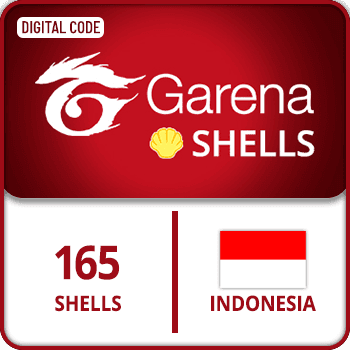 Garena Shells Gift Card Indonesia 165 Shells product image