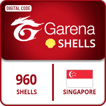 Garena Shells Gift Card Singapore 960 Shells product image