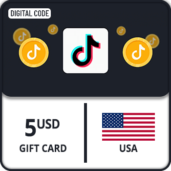 TikTok Coin Gift Card USA $5 by Rewarble