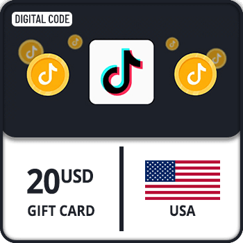 TikTok Coin Gift Card USA $20 by Rewarble