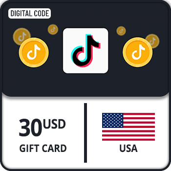 TikTok Coin Gift Card USA $30 by Rewarble