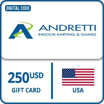 Andretti Indoor Karting & Games Gift Card USA $250 product image