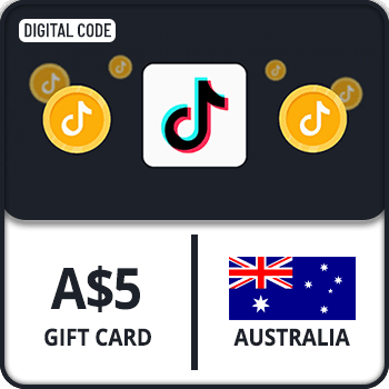 TikTok Coin Gift Card Australia A$5 by Rewarble product image
