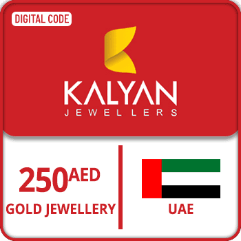 Kalyan Jewellers Gold Jewellery Gift Card AED 250 UAE