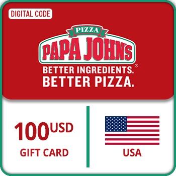 Papa Johns eGift Voucher USA $100 product image