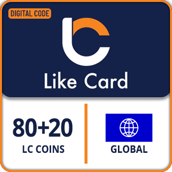 LikeCard Gift Card GLOBAL 80+20 LC Coins product image