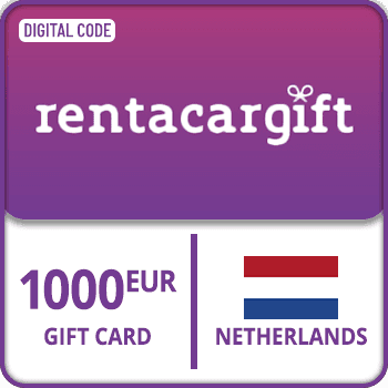 RentacarGift Card Netherlands EUR 1000 product image RentacarGift Card Netherlands EUR 1000 product image
