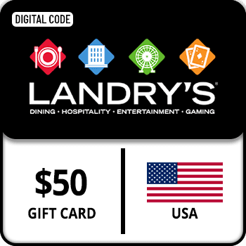 Landrys eGift Voucher Gift Card USA $ 50 product image