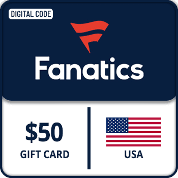 Fanatics eGift Voucher Gift Card USA $50 product image