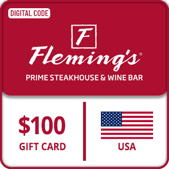 Flemings Prime Steakhouse and Wine Bar Voucher Gift Card USA $100 product image