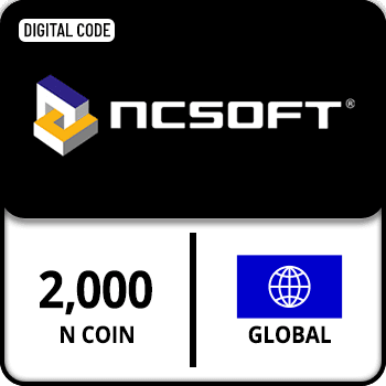NCsoft Gift Card GLOBAL 2000 NCoin