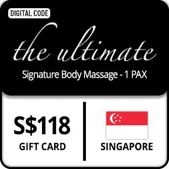 The Ultimate Gift Card SINGAPORE Signature Body Massage (1 Pax SGD 118) product image