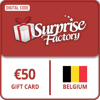 SurpriseFactory Gift Card Belgium 50 EUR product image SurpriseFactory Gift Card Belgium 50 EUR product image