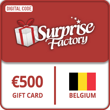 SurpriseFactory Gift Card Belgium 500 EUR product image