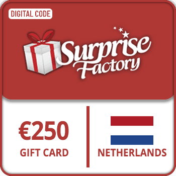 SurpriseFactory Gift Card Netherlands 250 EUR product image