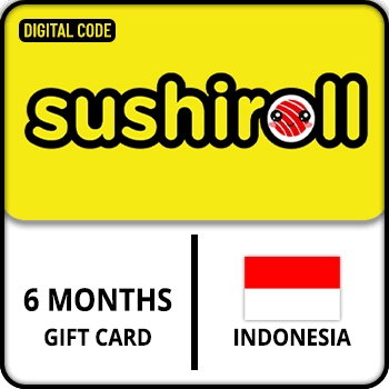 Sushiroll Gift Card INDONESIA 6 Months product image