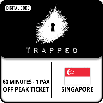 Trapped Escape Room Gift Card SINGAPORE 60 Minutes (1 pax Off-Peak Ticket) product image
