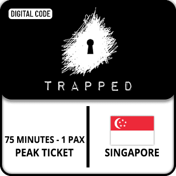 Trapped Escape Room Gift Card SINGAPORE 75 Minutes (1 pax Peak Ticket) product image