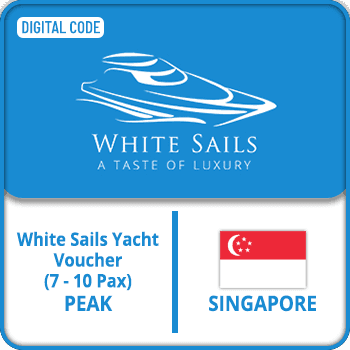 White Sails Yacht Gift Card SINGAPORE White Sails Yacht Voucher (7 - 10 Pax) PEAK product image