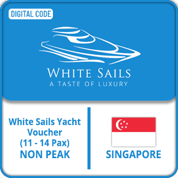 White Sails Yacht Gift Card SINGAPORE White Sails Yacht Voucher (11 - 14 Pax) NON PEAK product image