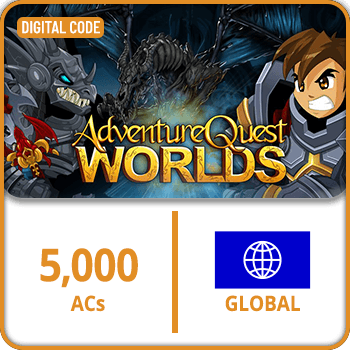 Adventure Quest Worlds Gift Card Global ACs 5000 product image
