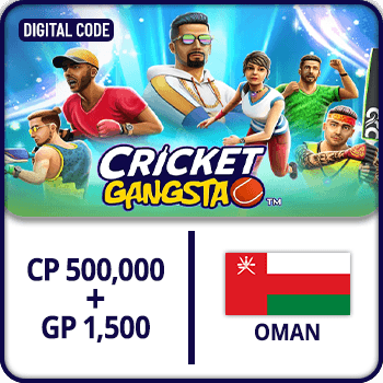 Cricket Gangsta CP Gift Card 500,000 + GP 1500 (OMN) product image
