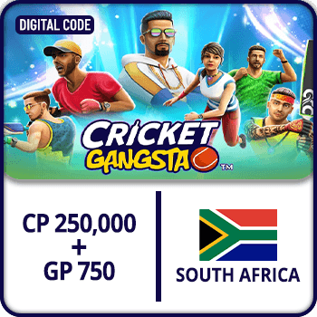 Cricket Gangsta CP Gift Card 250,000 + GP 750 (RSA) product image