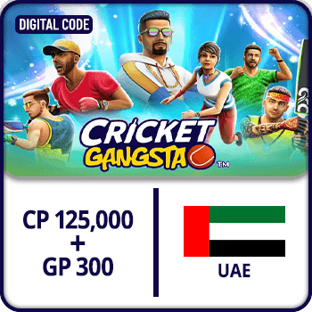 Cricket Gangsta CP Gift Card 125,000 + GP 300 (UAE) product image