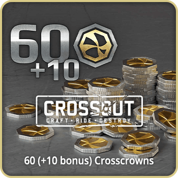 Crossout 60 (+10 bonus) Crosscrowns Gift Card product image